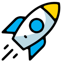 Action Layer showing a rocket ship icon