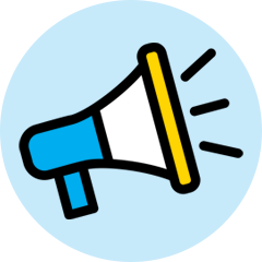 Communicate Clearly icon vector megaphone