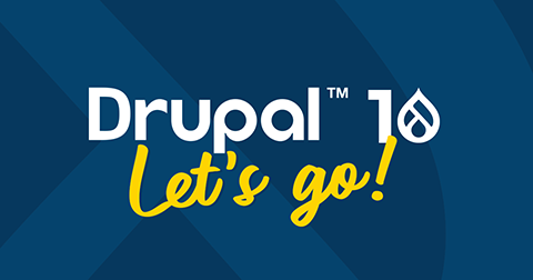 Drupal 10 - Let's go! graphic