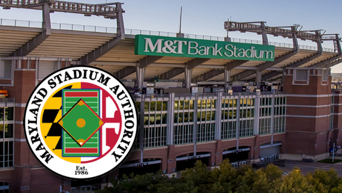 MSA logo over the M&T Bank Stadium photo graphic