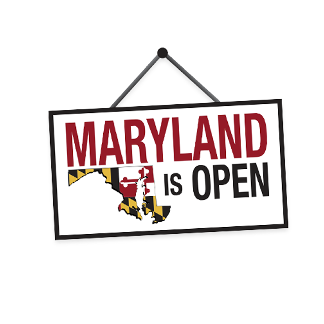 Maryland is Open logo