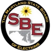 Maryland State Board of Elections logo seal graphic