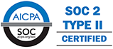 SOC2 Type II certified